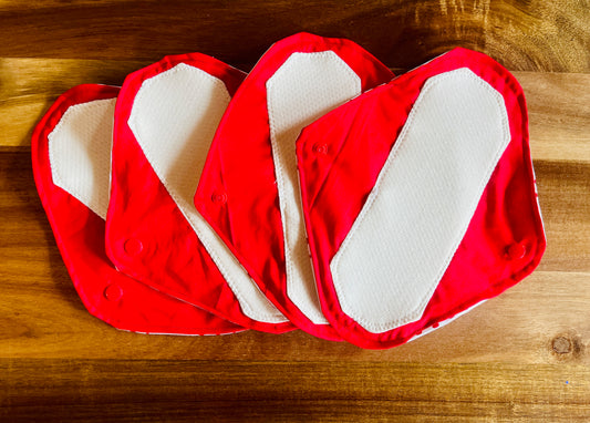 Hearts Heavy Flow Lunar Pad - Organic Cotton