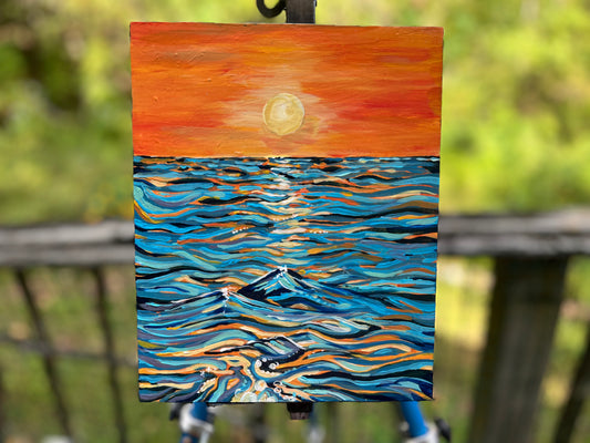 Sunset Ocean Peace