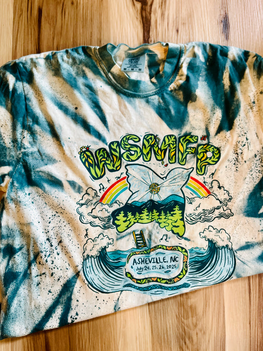 WSMFP Asheville 2025 Tie Dye show shirt