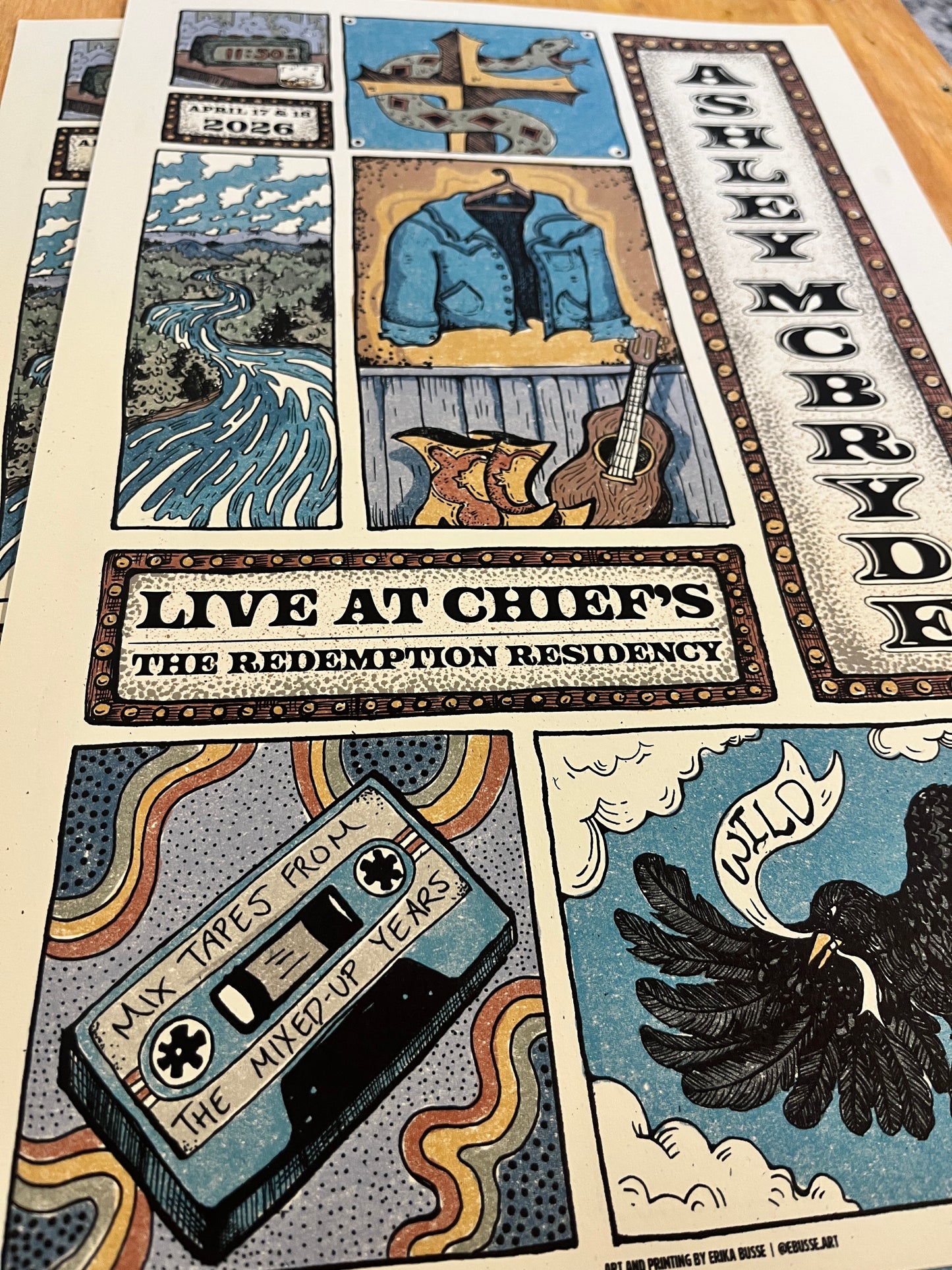 Ashley McBryde - 4/17-18 AP Posters