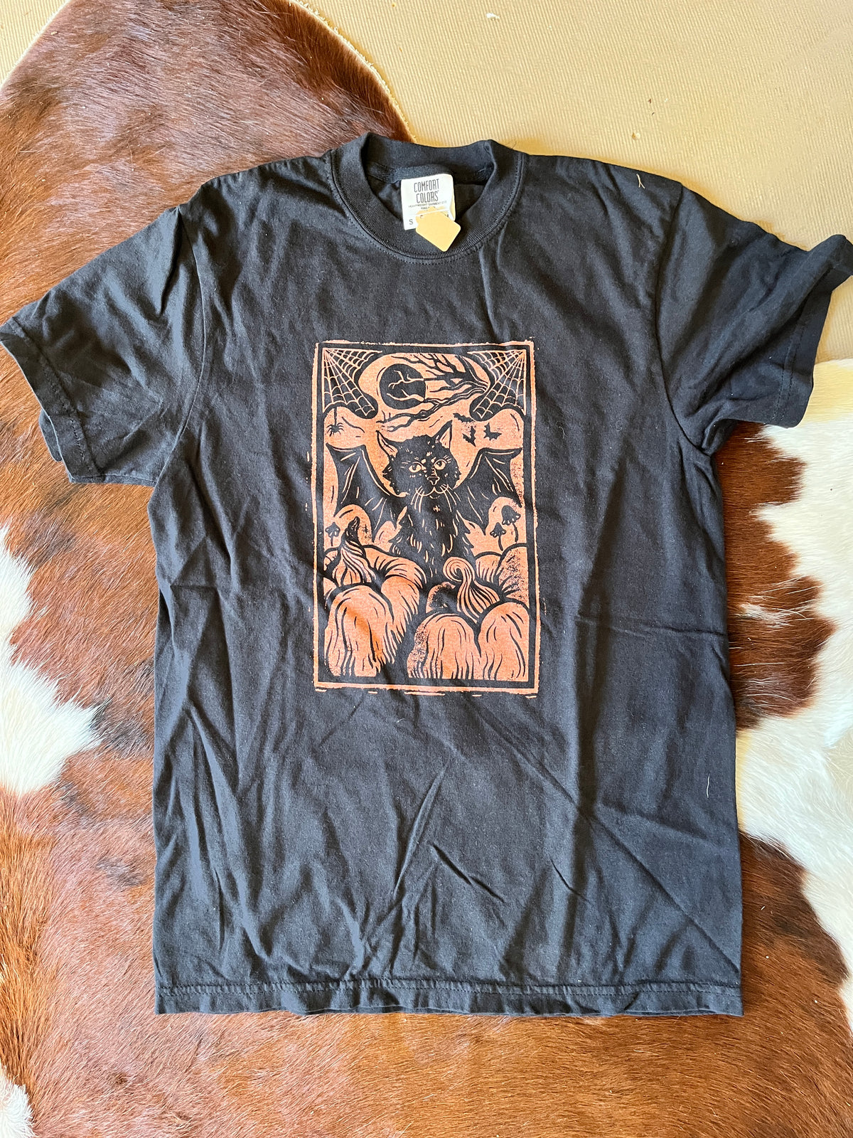 Halloween Cat Bat Shirt and Hoodie