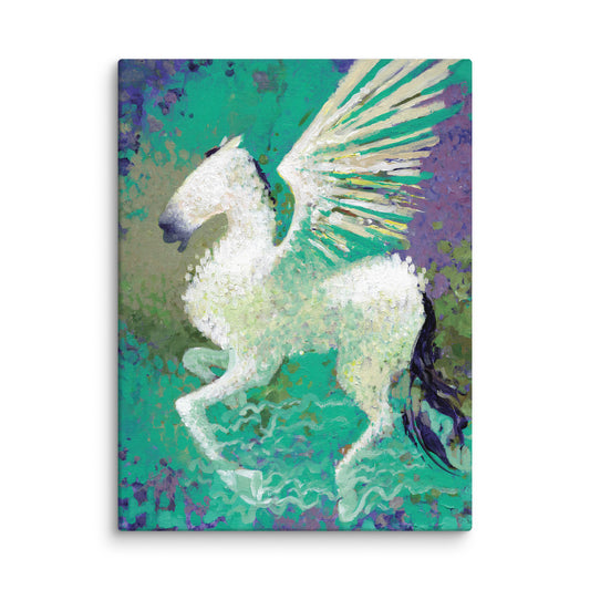 Pegasus Rising - Canvas Giclree Print