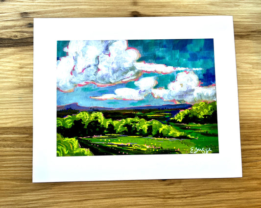 Scenic Drive - Appalachian Landscape Painting - Art Print