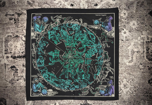 Vintage Celestial Astrology Bandana