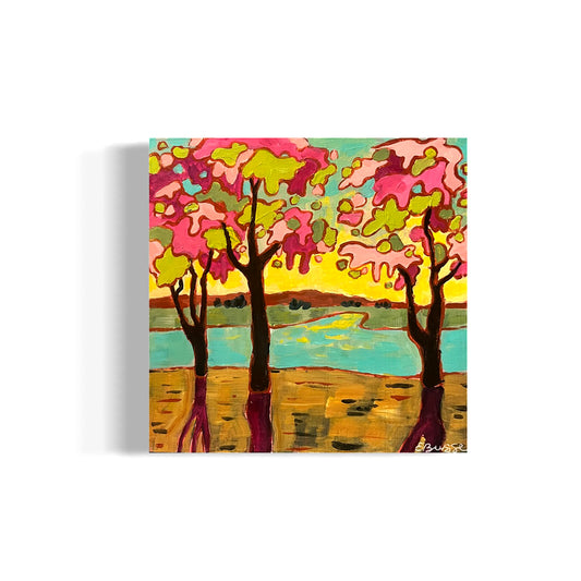 Spring Time Trees original painting