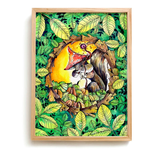 The Wizard of Abundance Art Print