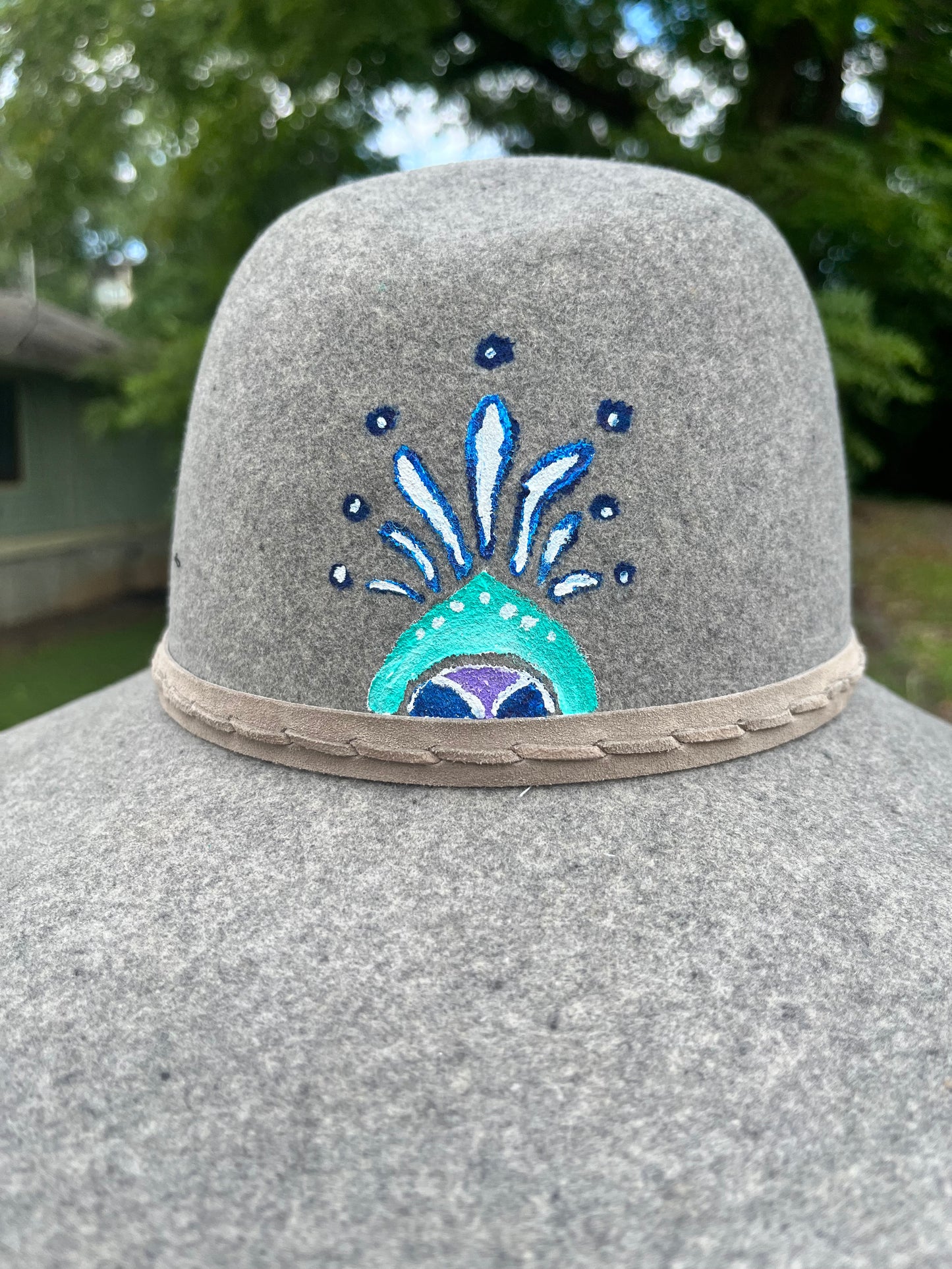 Mystic Peacock Hat