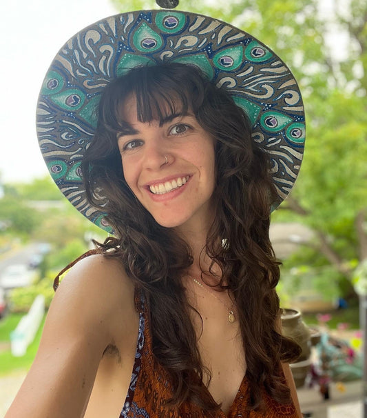 Mystic Peacock Hat