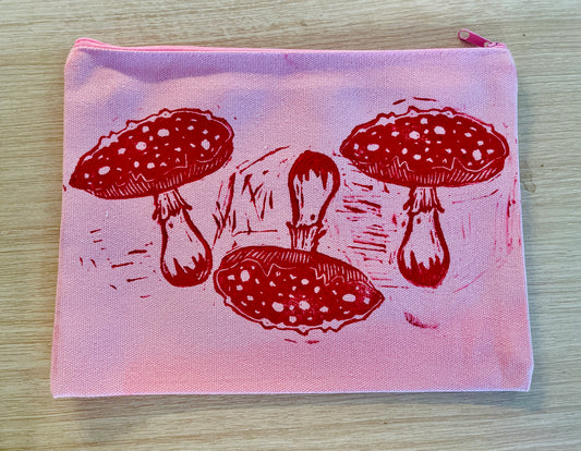 Agaric Mushrom Zip Bag