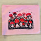 Mushroom Friends Zip Bag