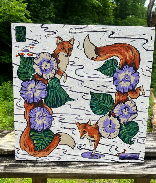 Fox and Flowers 2