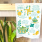 Imbolc Herbs Tea Towel
