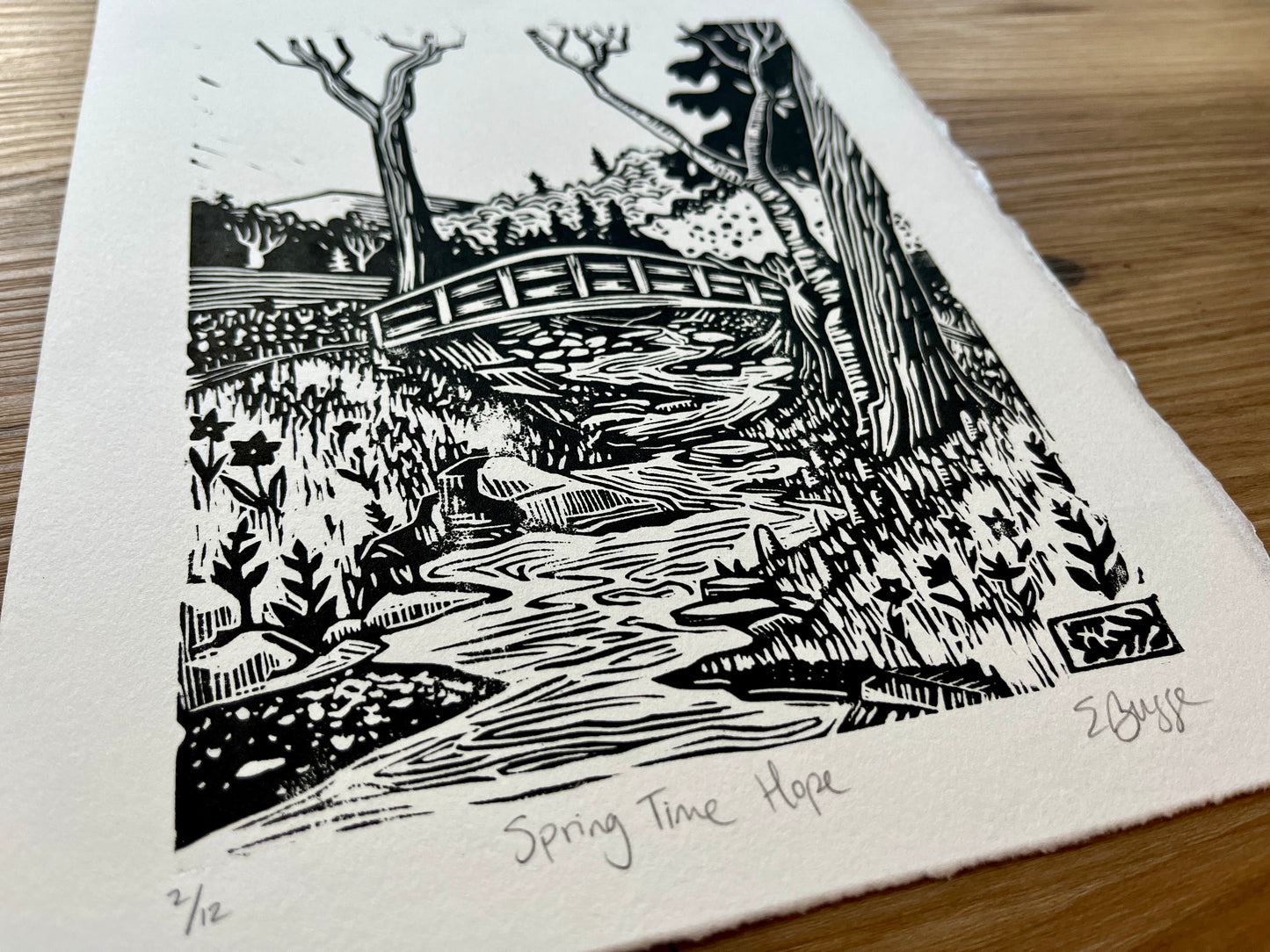 Spring Time Hope - linework