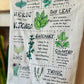 Kitchen Herb Tea Towel