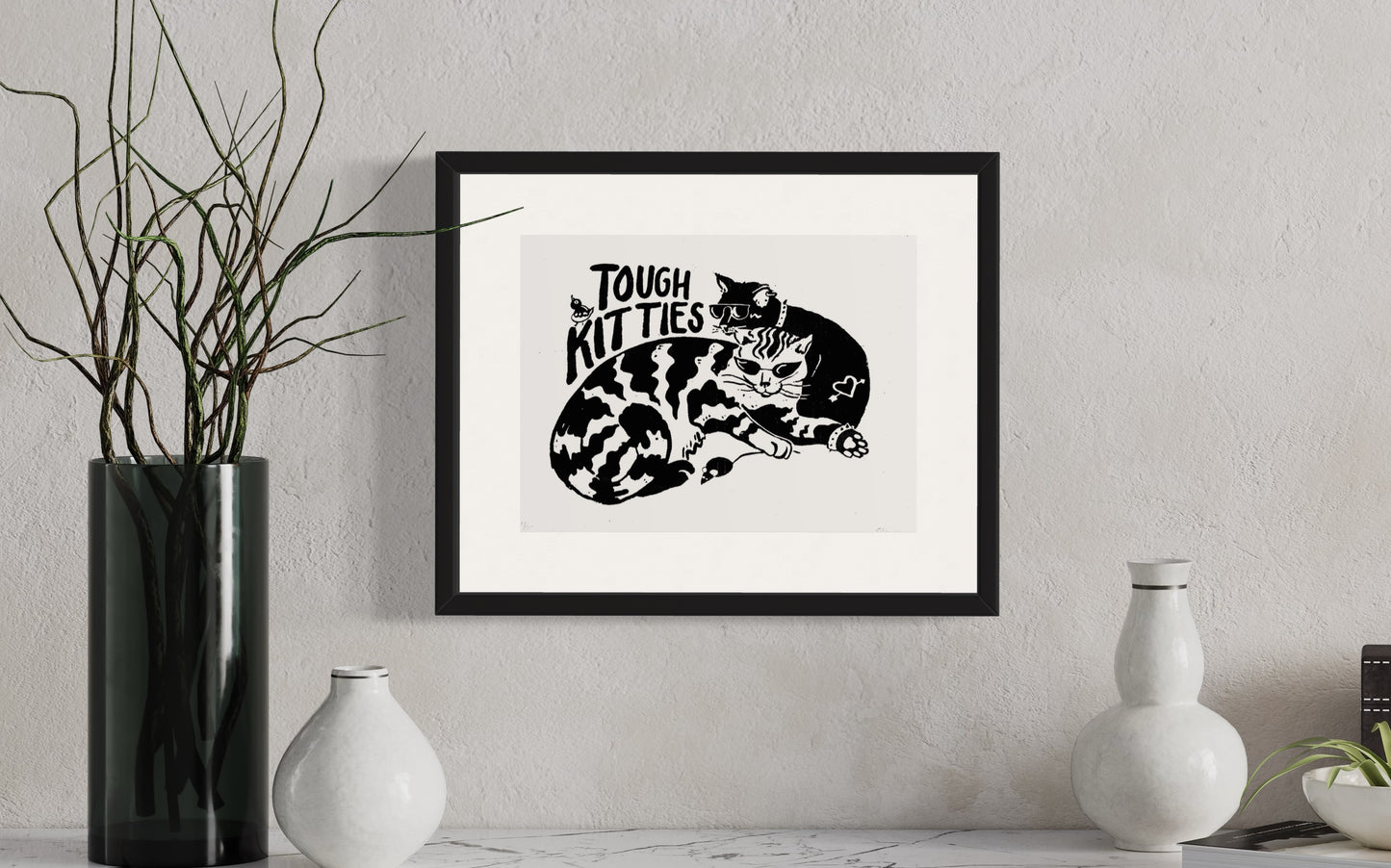 Tough Kitties - Screen Print