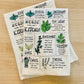 Kitchen Herb Tea Towel