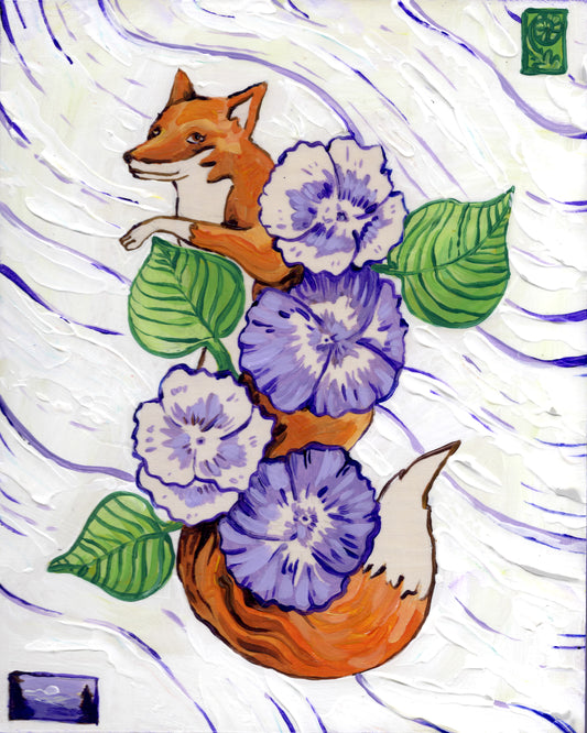 Fox and Flowers 1