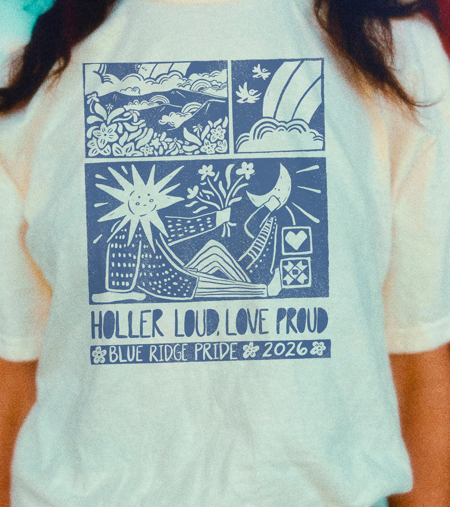 Blue Ridge Pride Adult T-Shirt - Comfort Colors $32