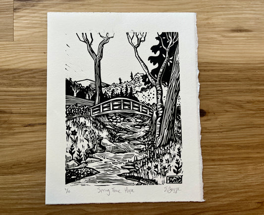 Spring Time Hope - linework