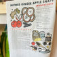 Nutmeg Ginger Apple Snaps Recipe Tea Towel
