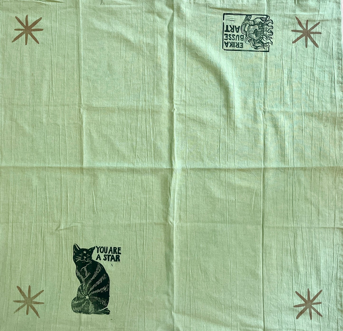 You Are A Star Kitty Cat Tea Towel