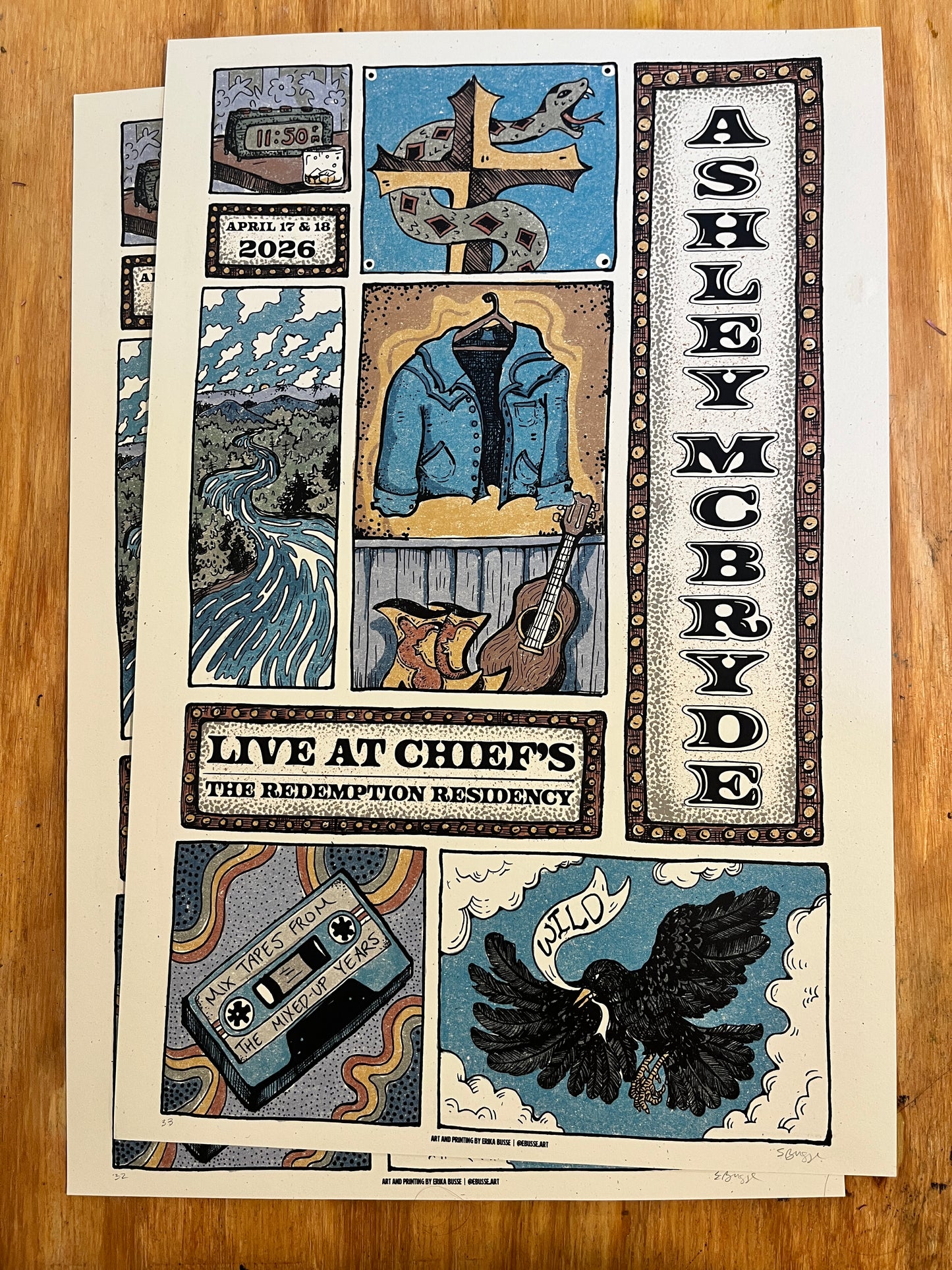 Ashley McBryde - 4/17-18 AP Posters