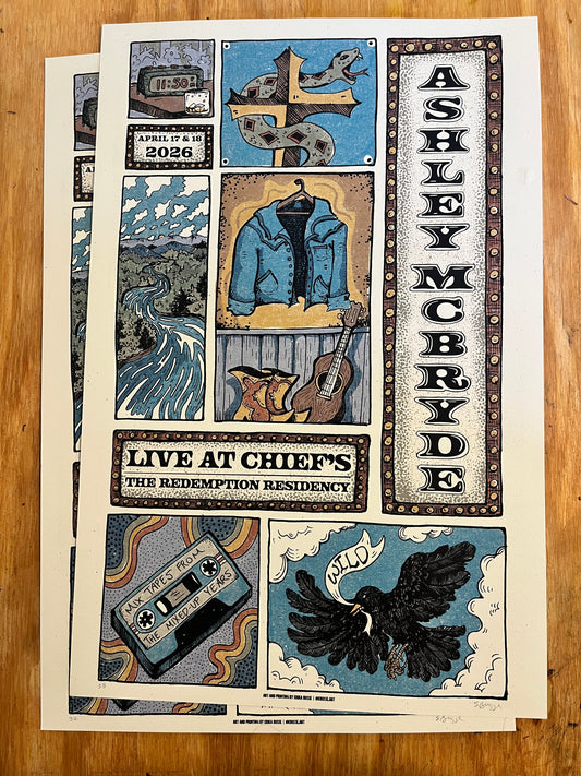 Ashley McBryde - 4/17-18 AP Posters