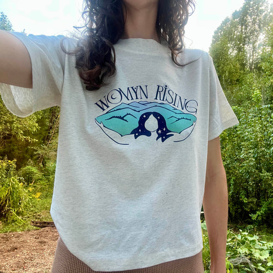Womyn Rising Boxy Crop Top