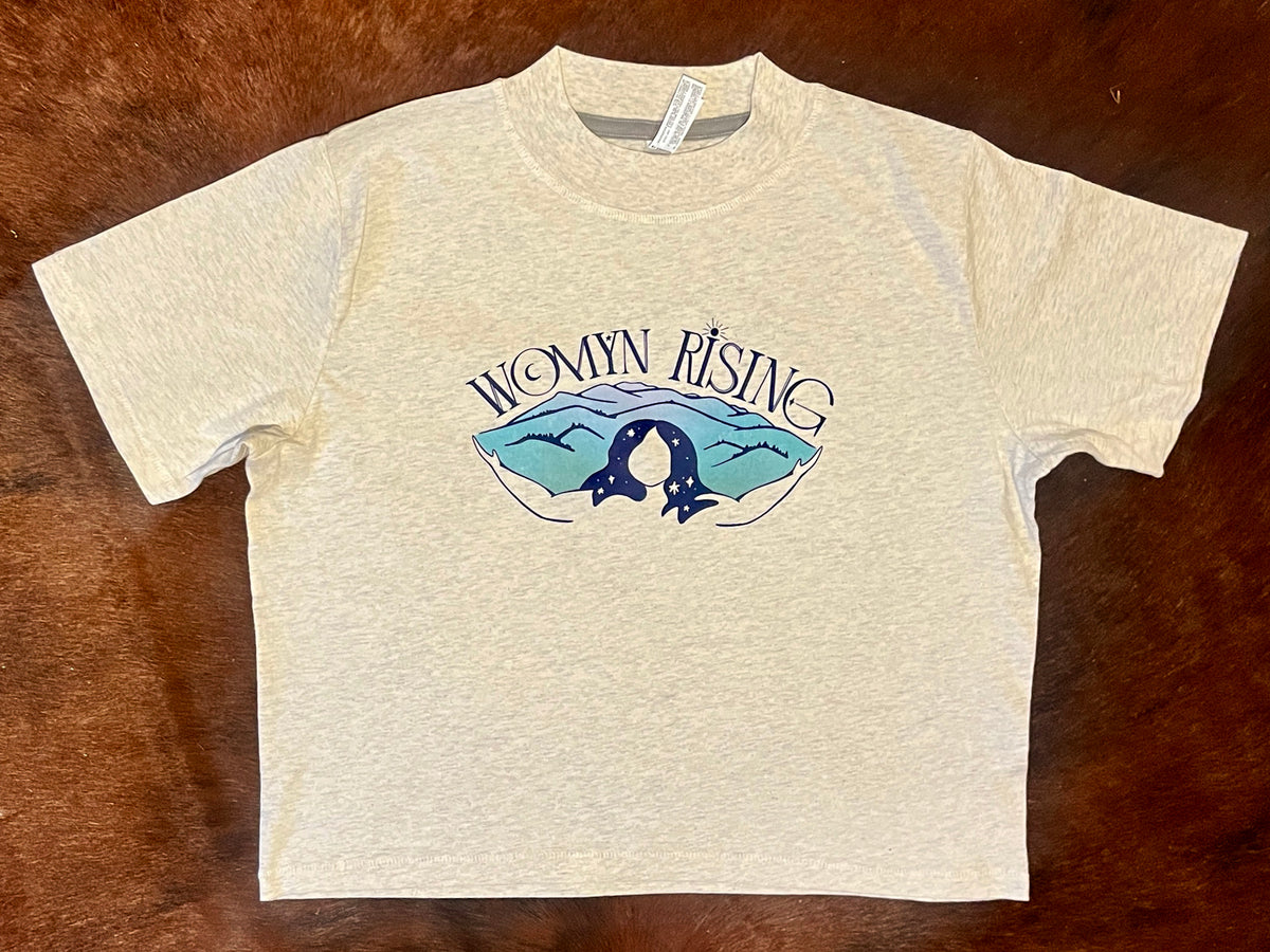 Womyn Rising Boxy Crop Top