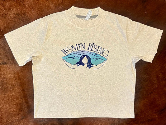 Womyn Rising Boxy Crop Top