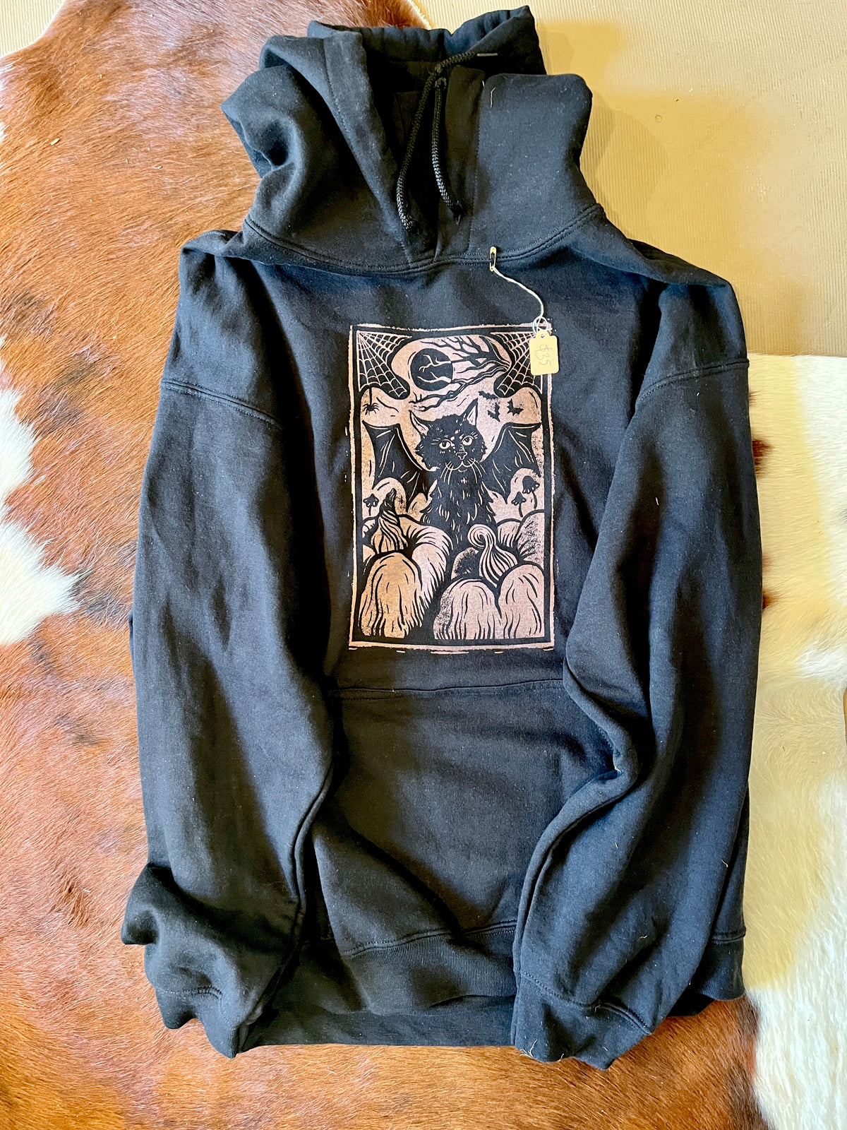 Halloween Cat Bat Shirt and Hoodie