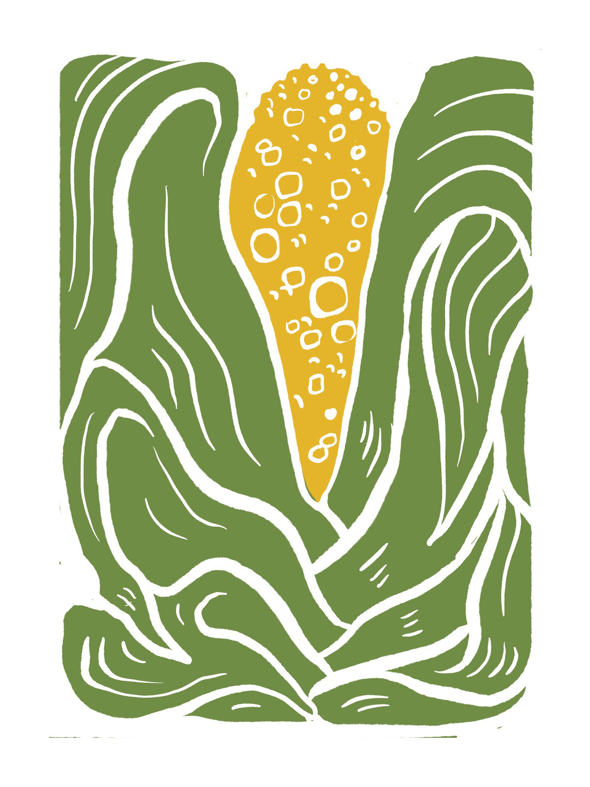 From the Garden Linocut and Recipe Snail Mail Club