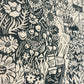 Abundance Surrounds Me - linocut