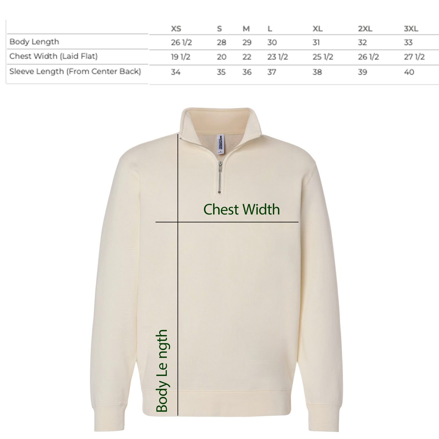 Womyn Rising Quarter Zip Sweatshirt