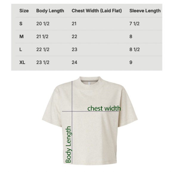 Womyn Rising Boxy Crop Top