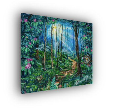 Sunlight Trail-Fine Art and Canvas Print