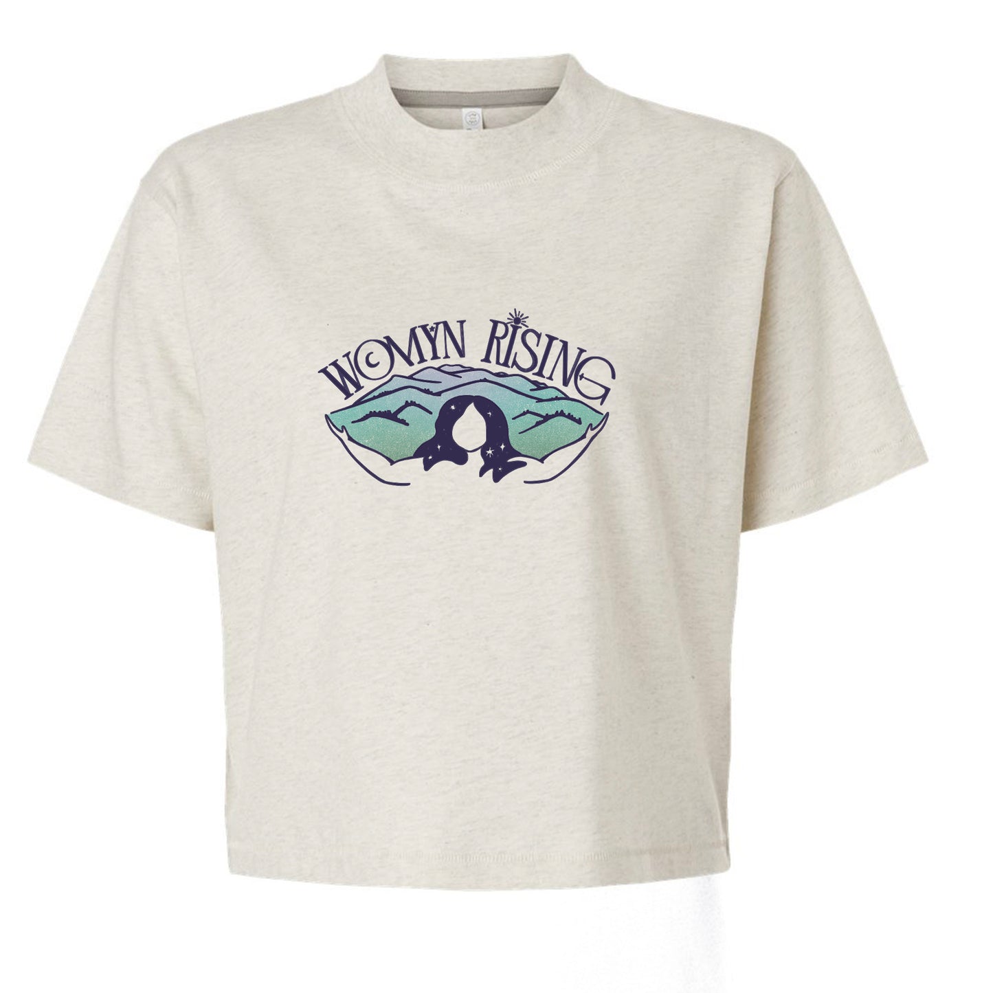 Womyn Rising Boxy Crop Top