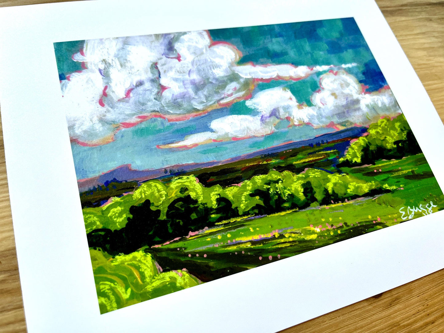 Scenic Drive - Appalachian Landscape Painting - Art Print