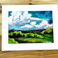 Scenic Drive - Appalachian Landscape Painting - Art Print