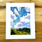 Cloud Shadows - Epic Mountain and Cloud Landscape Painting - Art Print