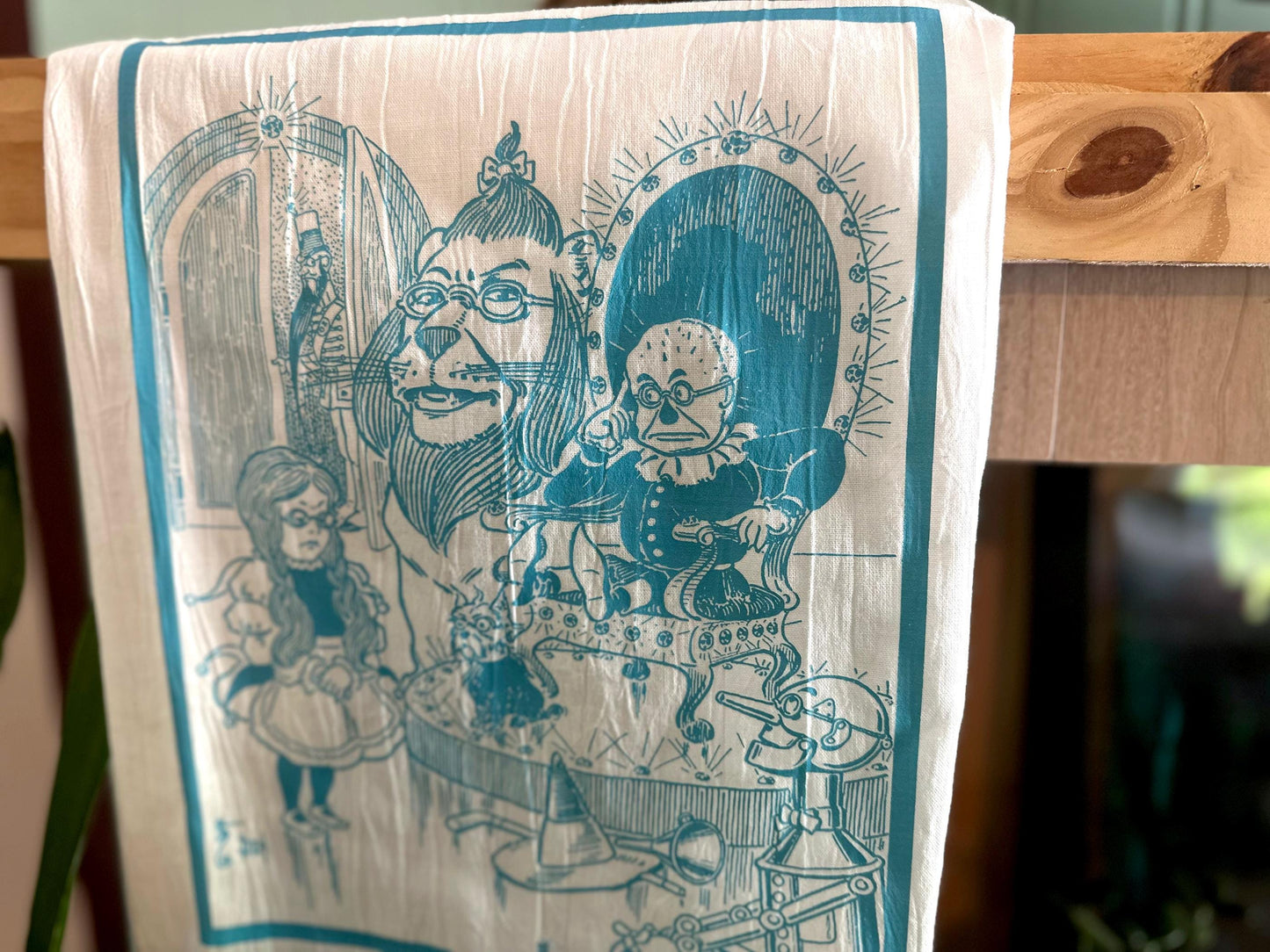 Oz Character Vintage Art Tea Towel