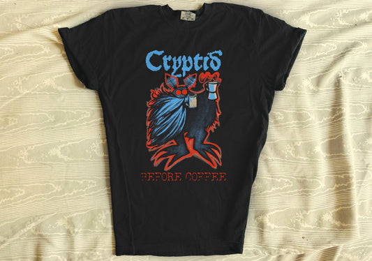 Mothman Cryptid Coffee Shirt