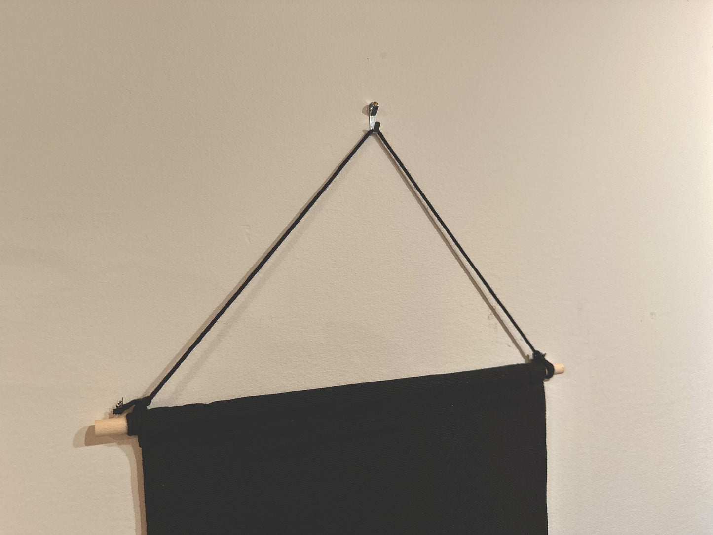 Black Cat Halloween Canvas Banner