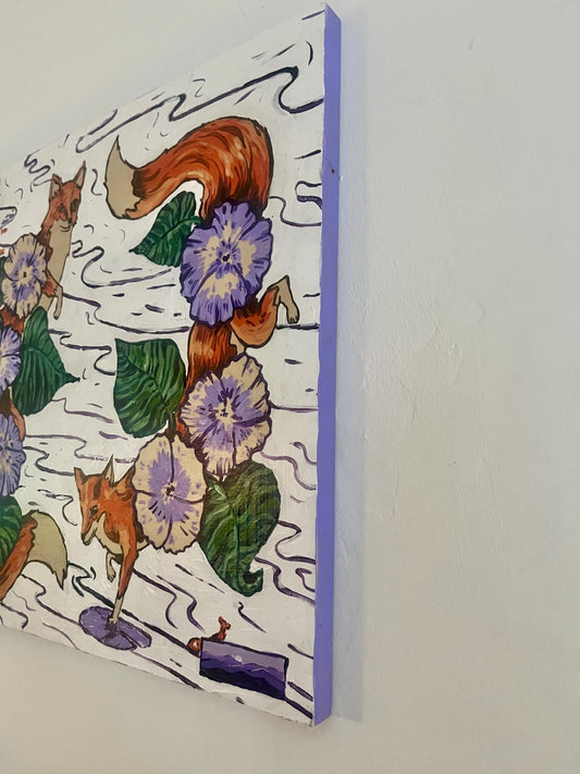 Fox and Flowers