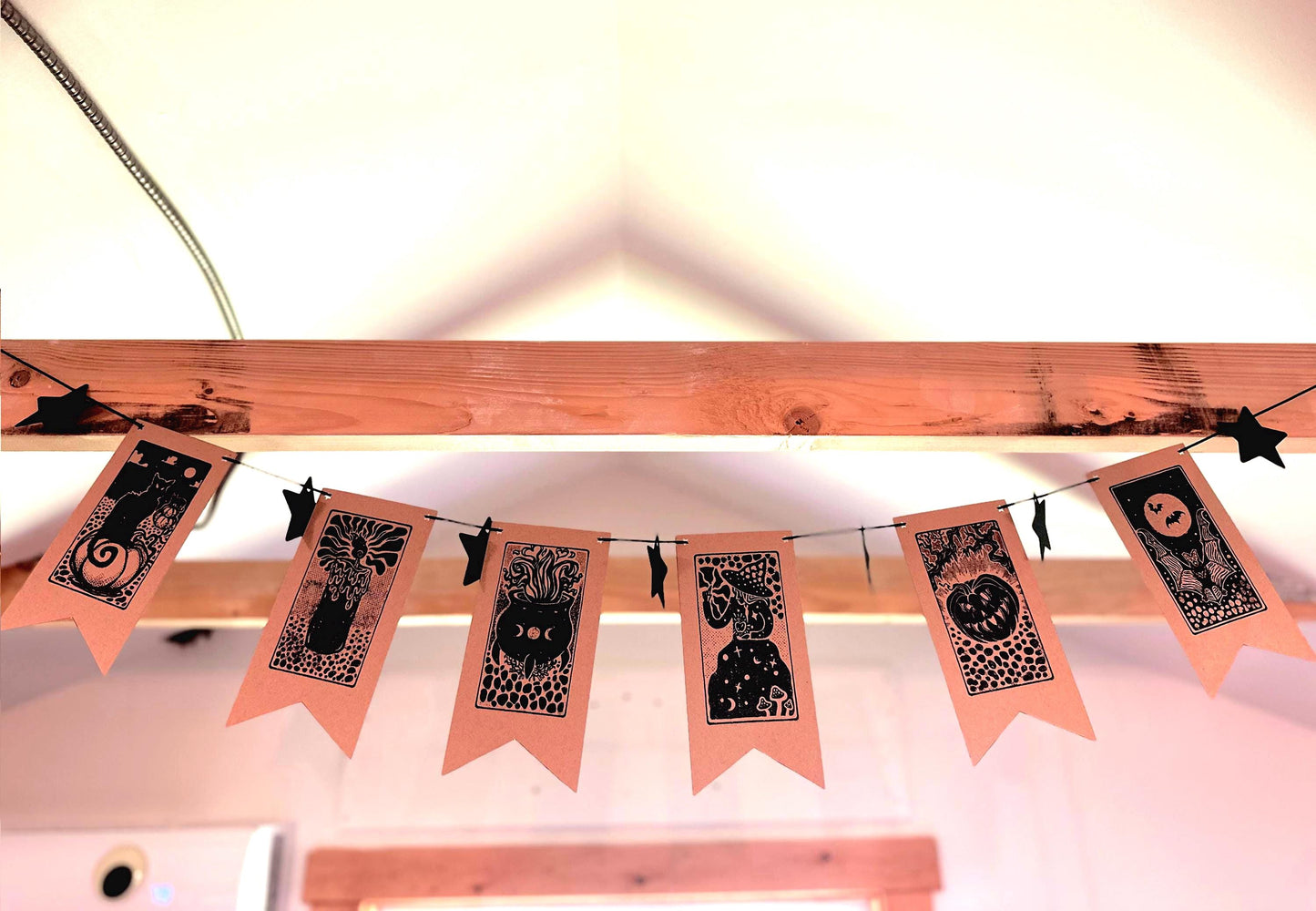 Handmade Witchy Halloween Banner