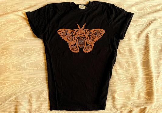 Ginkgo Floral Folk Moth Shirt
