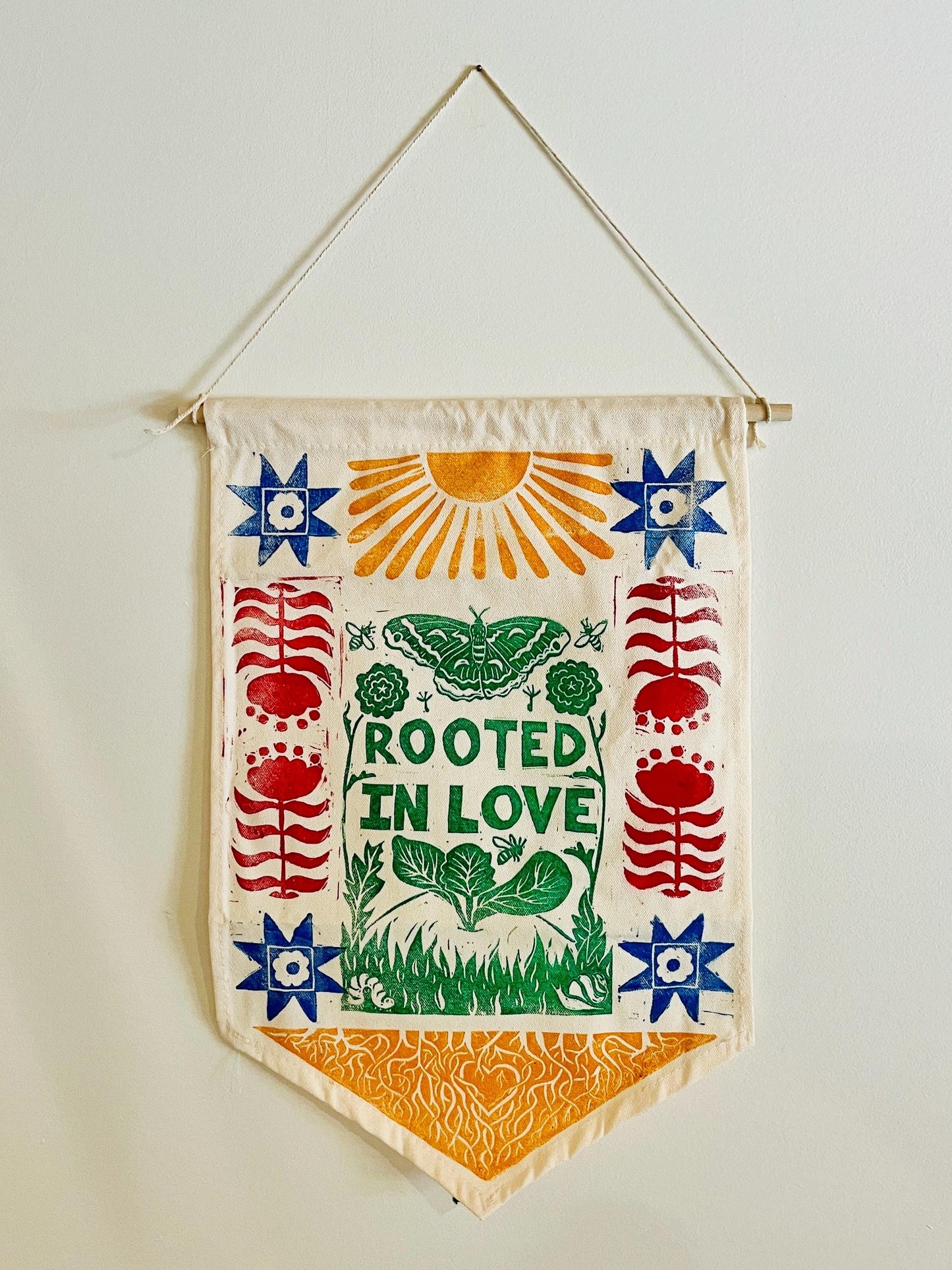 Rooted in Love Canvas Banne