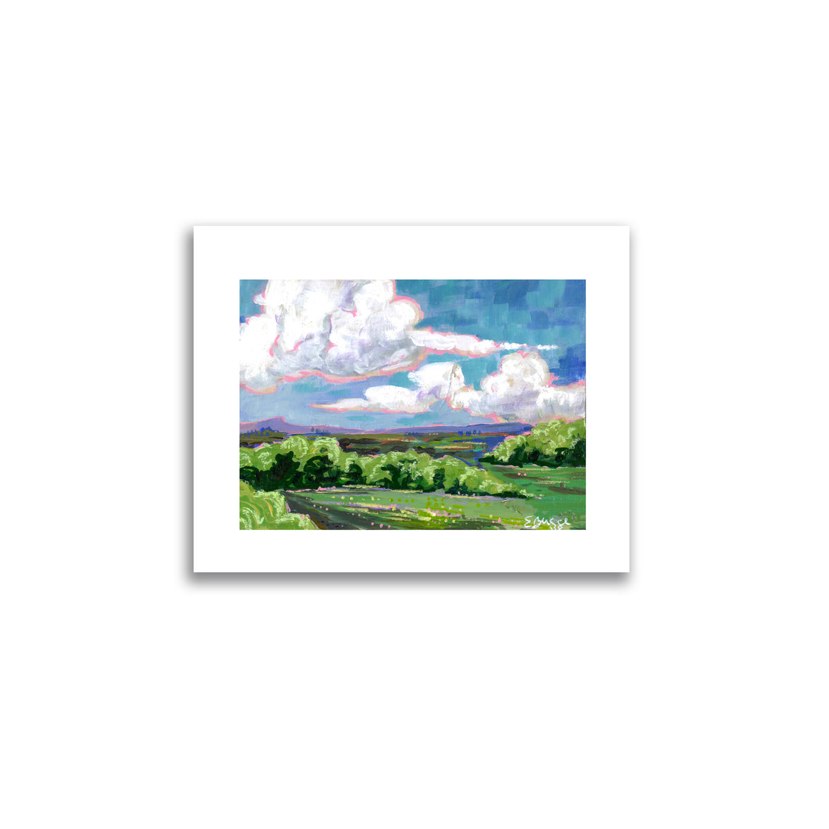 Scenic Drive - Appalachian Landscape Painting - Art Print